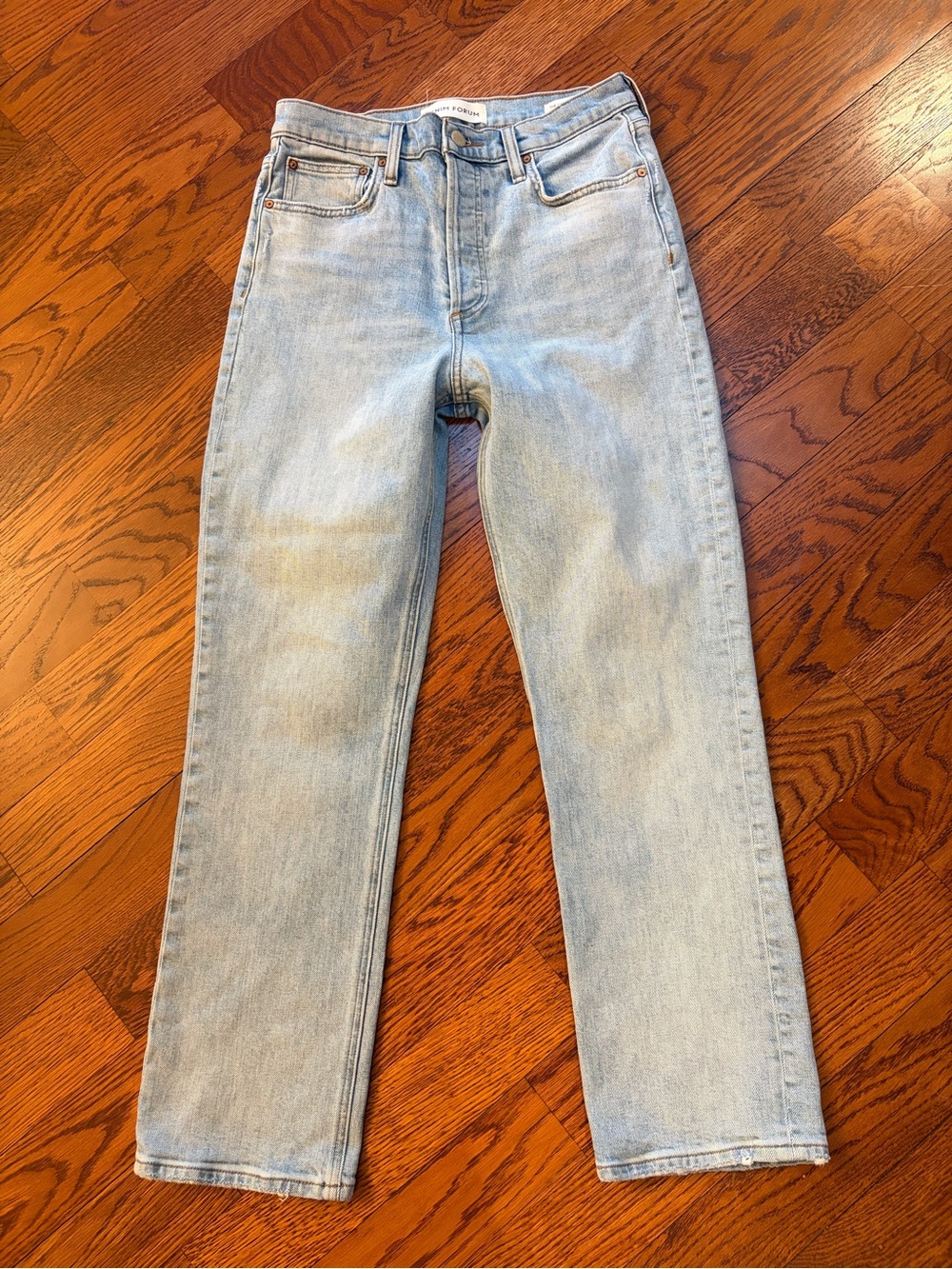 Aritzia Denim Forum Arlo High Rise Straight Jean 28L